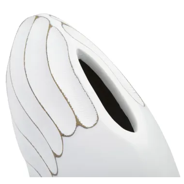 Wazon z żywicy LINES 34x11,5x24,5 cm